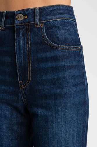 WOVEN TROUSERS DARK DENIM  