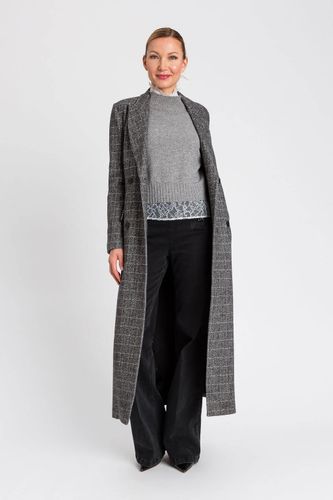 WOVEN TROUSERS BLACK DENIM  