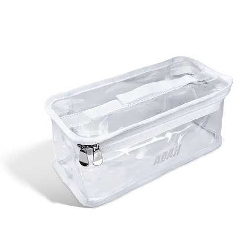 נרתיק איפור שקוף CLEAR POUCH | גדול Big | עדה לזורגן Adah Lazorgan