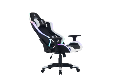 כיסא Dragon SPACE RGB – מצב שכיבה מלא עם משענת לאחור ותאורת RGB