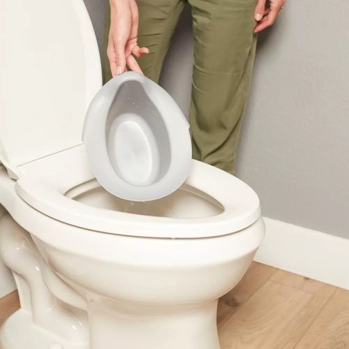 סיר גמילה קואלה עם גב גבוה ומונע התזה