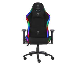 כיסא גיימינג Dragon SPACE Plus כולל שלט עם תאורת RGB צבע שחור/בד 