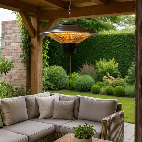 תנור מקרן חום תקרתי קרבון היט עם חוט משיכה 1500 וואט NRI-9030 UNIVERSE NRI9030 יוניברס