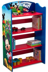 כוורת לאחסון צעצועים / ספרים 4 מדפים מעץ - מיקי מאוס