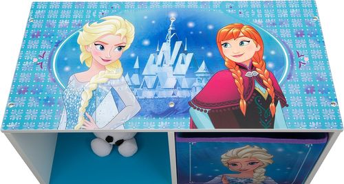 כוורת 6 תאים ו 3 תיבות לאחסון צעצועים / ספרים מעץ - אנה ואלזה