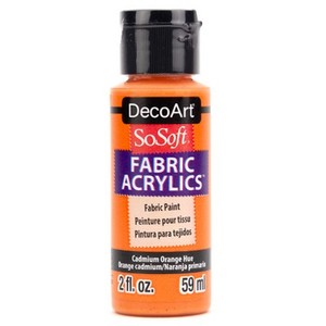 צבע בד DSS04 Cadmium Orange Hue -SoSoft 
