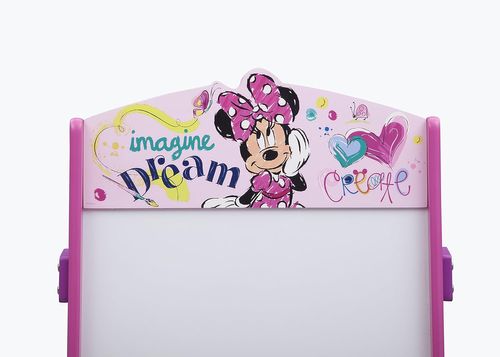 לוח ציור ומגנטים מעץ עם סלסלאות אחסון - מיני מאוס