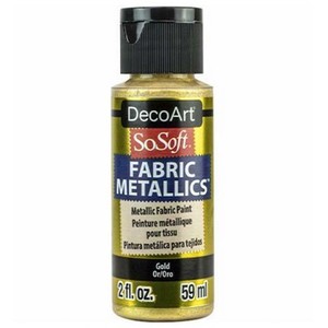 צבע בד מטאלי DSM33 Gold SoSoft Metallics 