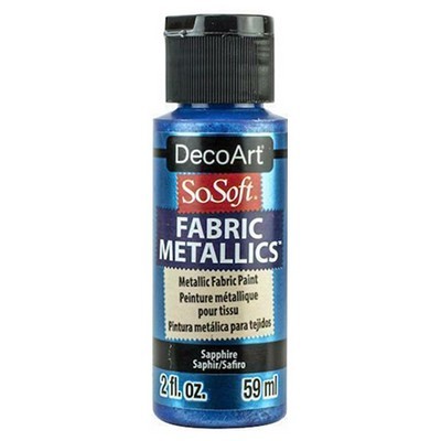 צבע בד מטאלי DSM36 Sapphire SoSoft Metallics 