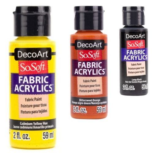 צבעי בד DecoArt SoSoft 