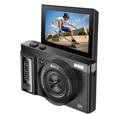 מצלמה קומפקטית בעברית עם מסך מתכוונן ועדשה VISION Z3