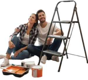 סולם דרגש 3 שלבים כולל ידית אחיזה איכותי 67.2 ס