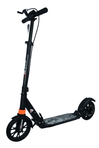 קורקינט ילדים ונוער LEO PRO STREET מעצור דיסק -שחור 