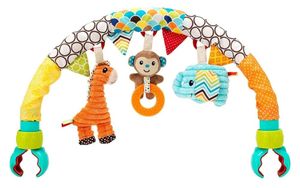 קשת פעילות מתכווננת לעגלה / סלקל או טיולון עם חיבור מהיר - חיות הג