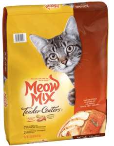 אוכל לחתולים מיאו מיקס טנדרס סלמון ועוף 1.42 ק״ג