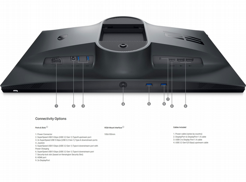 מסך Dell Alienware 500Hz 25 Gaming monitor AW2524HF