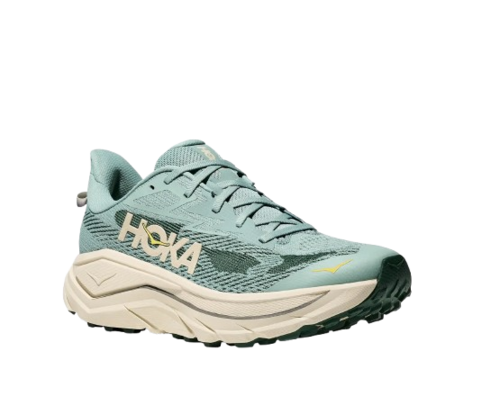 נעלי ספורט לגברים Challenger 8 wide ירוק ג'ייד/ שמנת - HOKA 