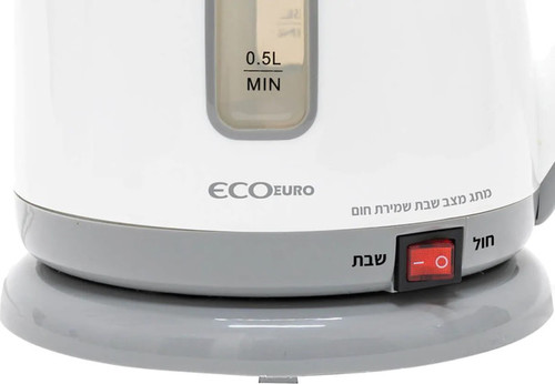 קומקום חשמלי לשבת 2 ליטר Eco Euro אקו יורו פנינה HYK-1738SH