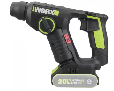 פטישון מיני (2 מצבים) נטען 20V (גוף בלבד) WORX WU380S