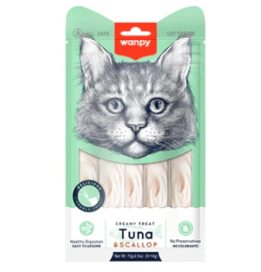 וונפי שלוקים קרם ליקוקי חתול טונה וצדפות 70 גרם