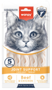 וונפי שלוקים תמיכה בבריאות המפרקים בטעם בקר ועוף 70 גרם