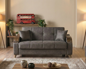 ספה דו מושבית עם ארגז מצעים דגם סברינה