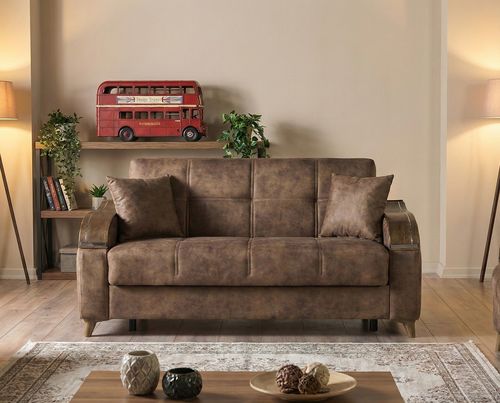 ספה דו מושבית עם ארגז מצעים דגם סברינה