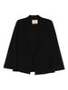 Crêpe cape jacket