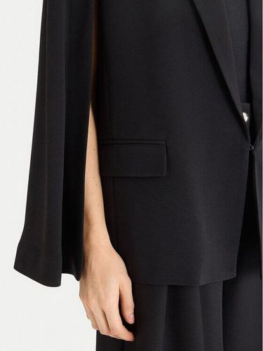 Crêpe cape jacket