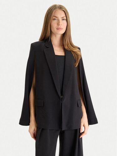 Crêpe cape jacket