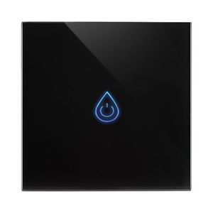 מתג טאץ' דו-קוטבי חכם זכוכית שחורה WIFI 60mm Nisko