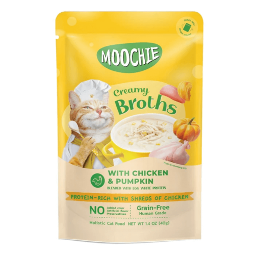 מרק מוצי לחתול עוף ודלעת 40 גרם