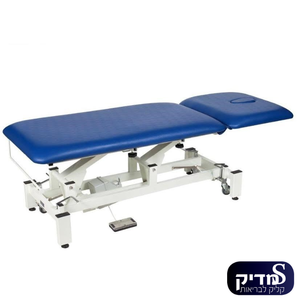 מיטת טיפולים חשמלית PHT-500S - עולה ויורדת חשמלית Hi-Lo, מתאימה לחוק הנגישות, שלט רגל נוח, 2 חלקים מתכווננים, מבנה פלדה חזק ויציב, ריפוד עור איכותי קל לניקוי - אידיאלית לפיזיותרפיה, אוסטאופתיה, ספא ורפואה משלימה