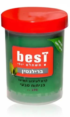 בסט ברילנטין קרם לעיצוב השיער ירוק בניחוח טבעי 200 מ