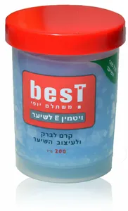 בסט ויטמין E לשיער קרם לברק ולעיצוב השיער 200 מ״ל