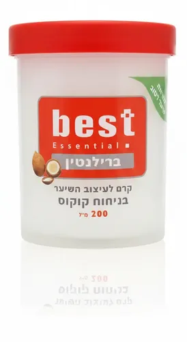 בסט ברילנטין קרם לעיצוב השיער בניחוח קוקוס 200 מ
