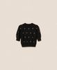 Angora blend jumper with embroidery - color classic blue