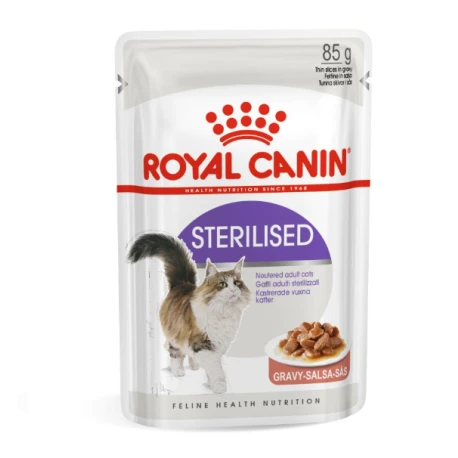 רויאל קנין פאוץ’ סטרילייזד נתחים ברוטב 85 גרם