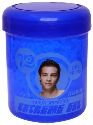 כיף אקסטרים ג'ל חוחובה לעיצוב השיער חזק במיוחד 1 ק