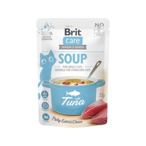 מרק לחתול בטעם טונה 75 גרם Brit Care
