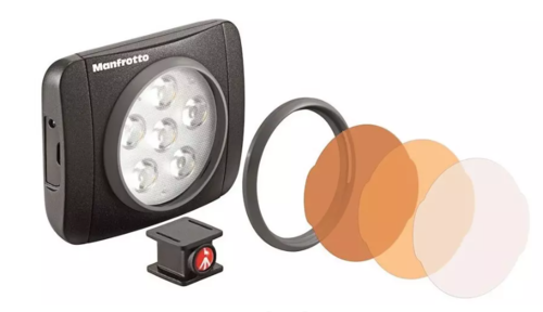 פנס 6 לד לחצובה עם בלוטוס MANFROTTO