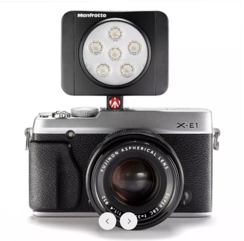 פנס 6 לד לחצובה עם בלוטוס MANFROTTO