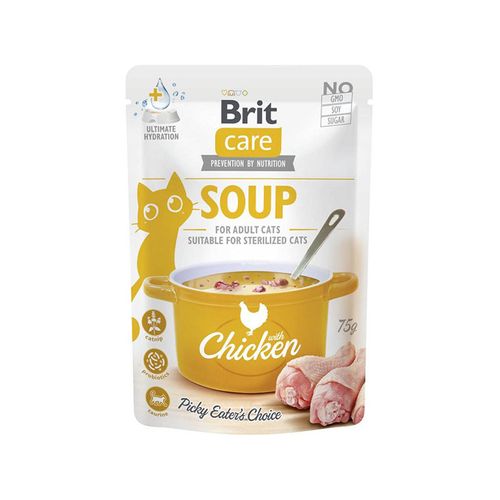 מרק לחתול בטעם עוף 75 גרם