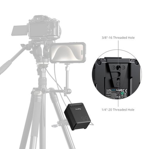 סוללה SmallRig VB99 Lite mini V-Mount