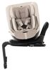 כסא בטיחות מסתובב משולב בוסטר Motion 2 All Size 360 - בז' Almond