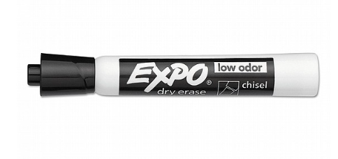טוש ללוח מחיק אקספו שחור EXPO