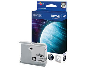 ראש דיו מקורי שחור Brother LC970BK
