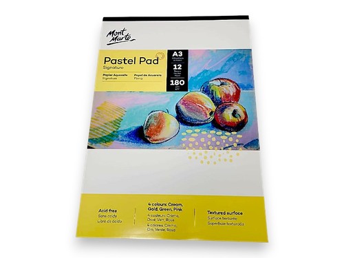 בלוק לצבעי פסטל Mont Marte Pastel Pad – A3