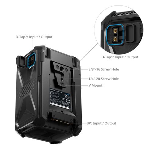 סוללה SmallRig X-Touch Smart Triple-Proof X99 V-Mount