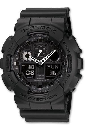 שעון ג'י-שוק ספורטיבי לחייליםGA100-1A1 של G SHOCK